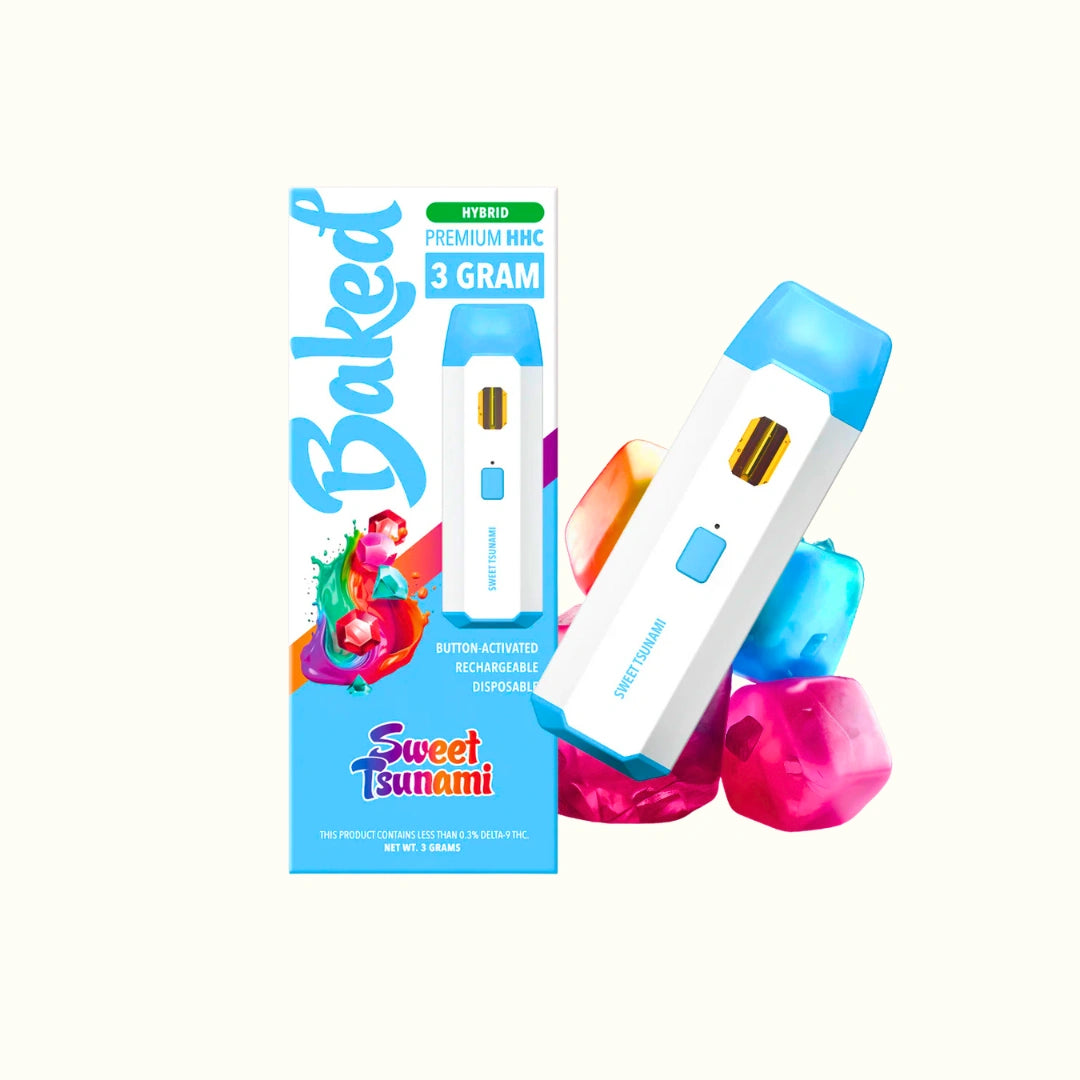 Baked Pluma de Wax Desechable HHC 3g Wax Pen sweet tsunami hybrid