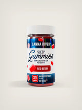 Canna River Sleep Gummies con CBD + CBN Broad Spectrum Red Berry