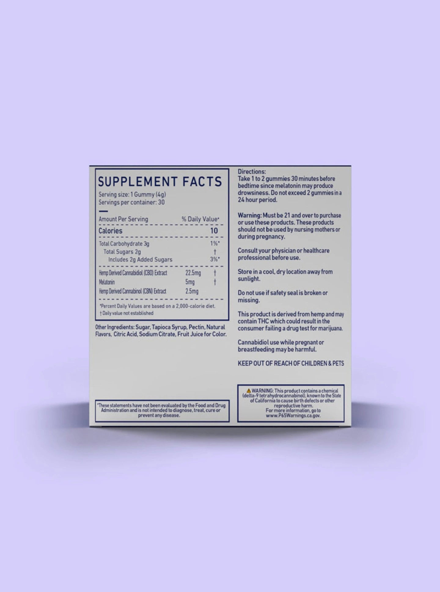 Compra Gomitas Para Dormir Marca Green Roads Sleepy Z's Gomitas con CBD y CBN 30 piezas