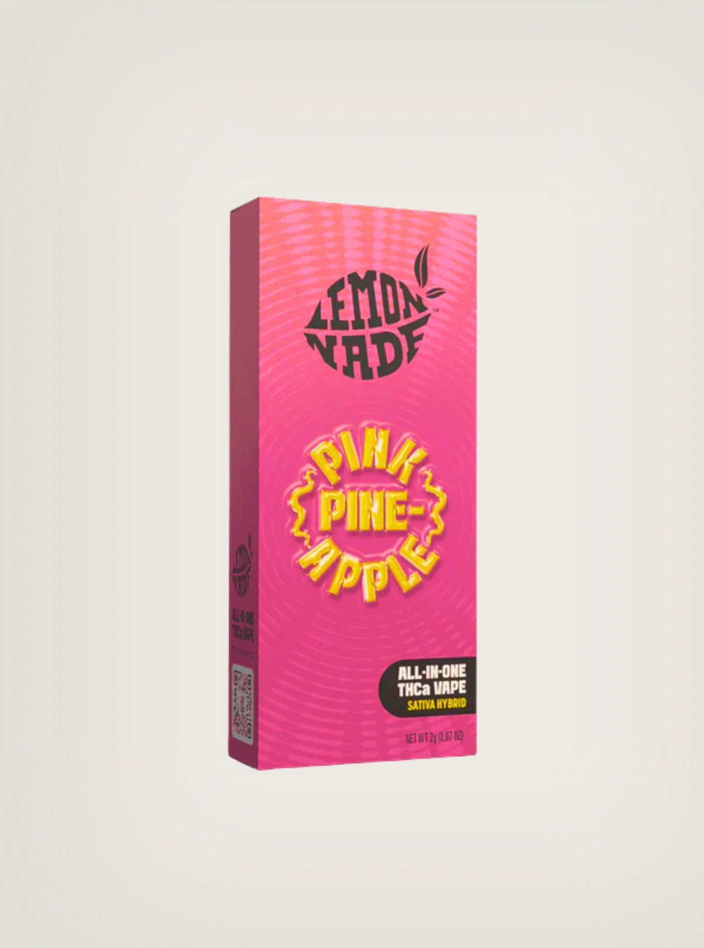 Lemonnade Vape de Wax, Plumas de Wax, Wax Plumas, Wax Cookies, Vape THCA 2G All in One, disposable vape portada Pink Pineapple