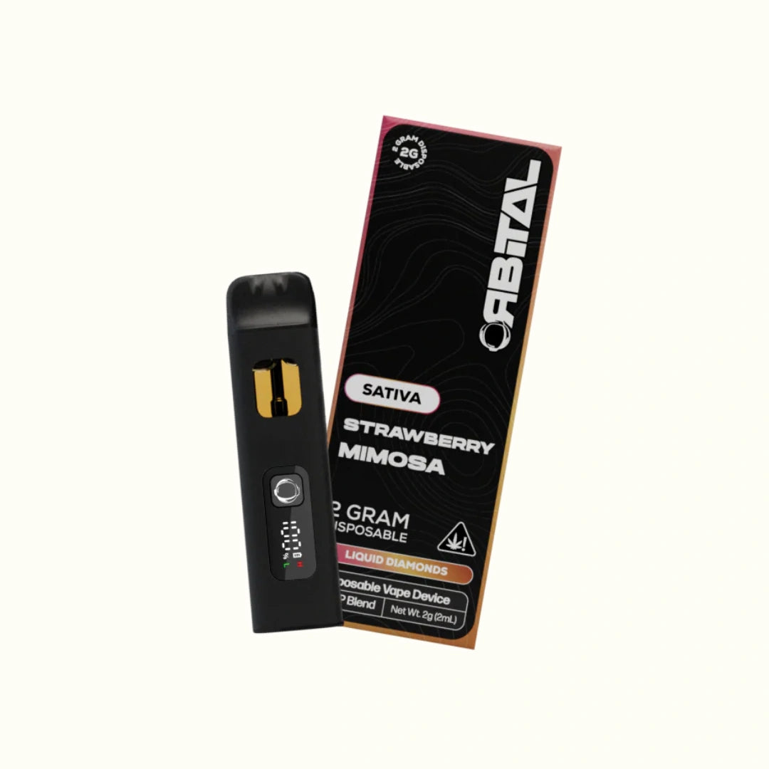 Orbital vape de wax 2g THCP Liquid Diamonds Strawberry Mimosa Sativa