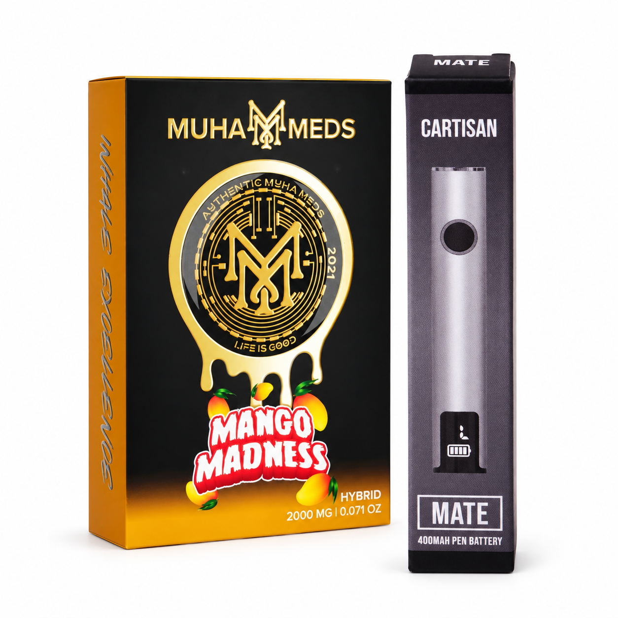 Muha Meds Original | Cartucho de Wax THCA | 2g + Bateria Gratis