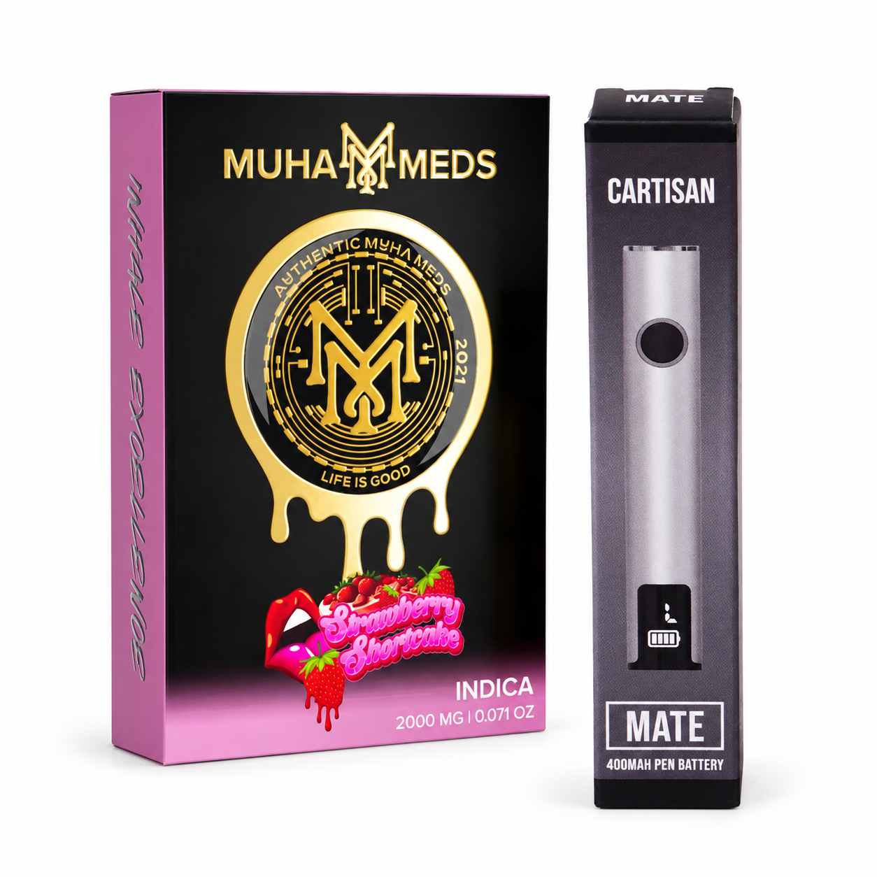 Muha Meds Original | Cartucho de Wax THCA | 2g + Bateria Gratis