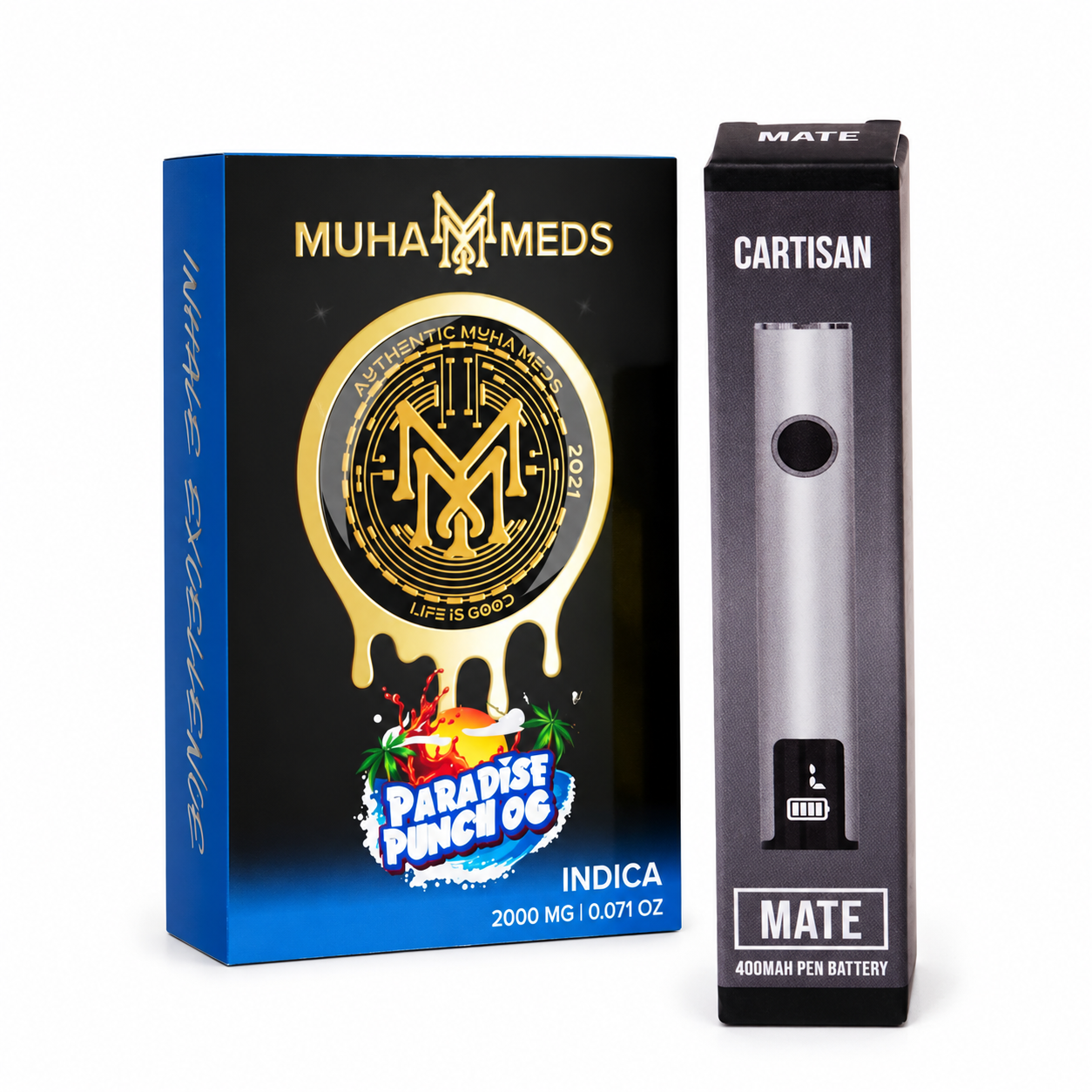 Muha Meds Original | Cartucho de Wax THCA | 2g + Bateria Gratis