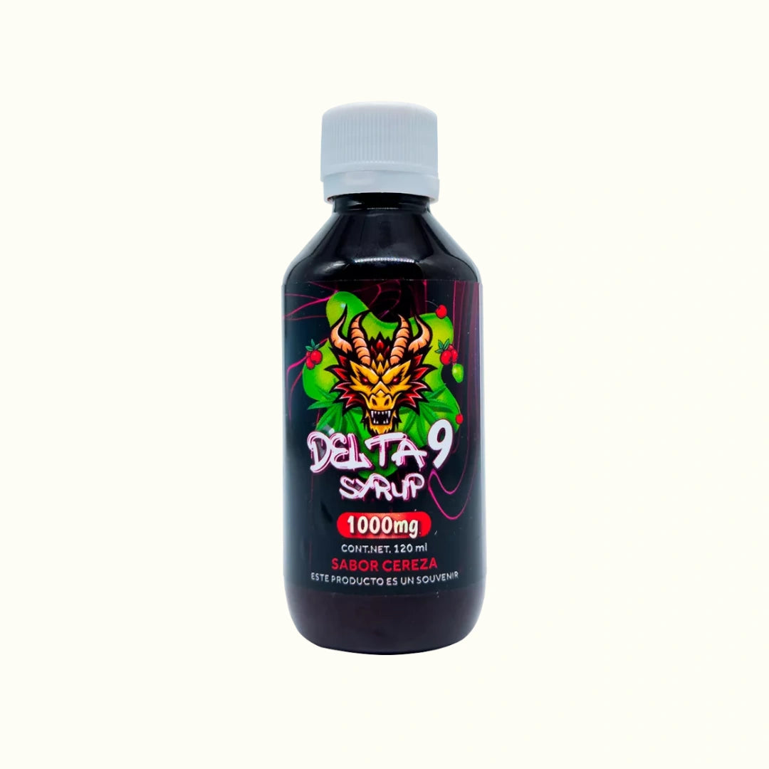 Alive Jarabe Delta 9 THC 1000mg 120ml Bebidas con THC Sabor Cereza