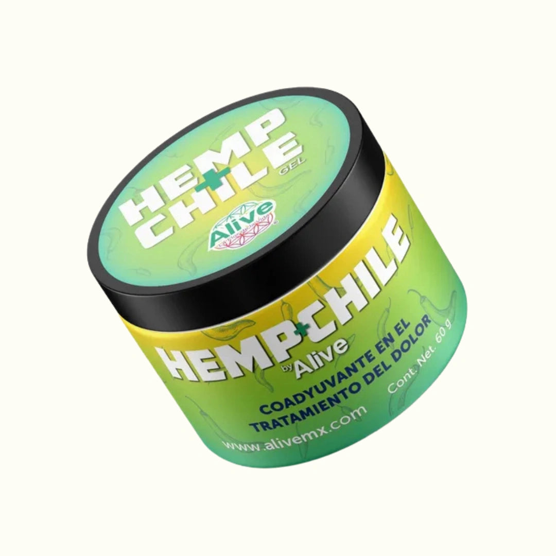 Alive Pomada con CBD Hemp + Chile Para Dolor Muscular 60g en Splift