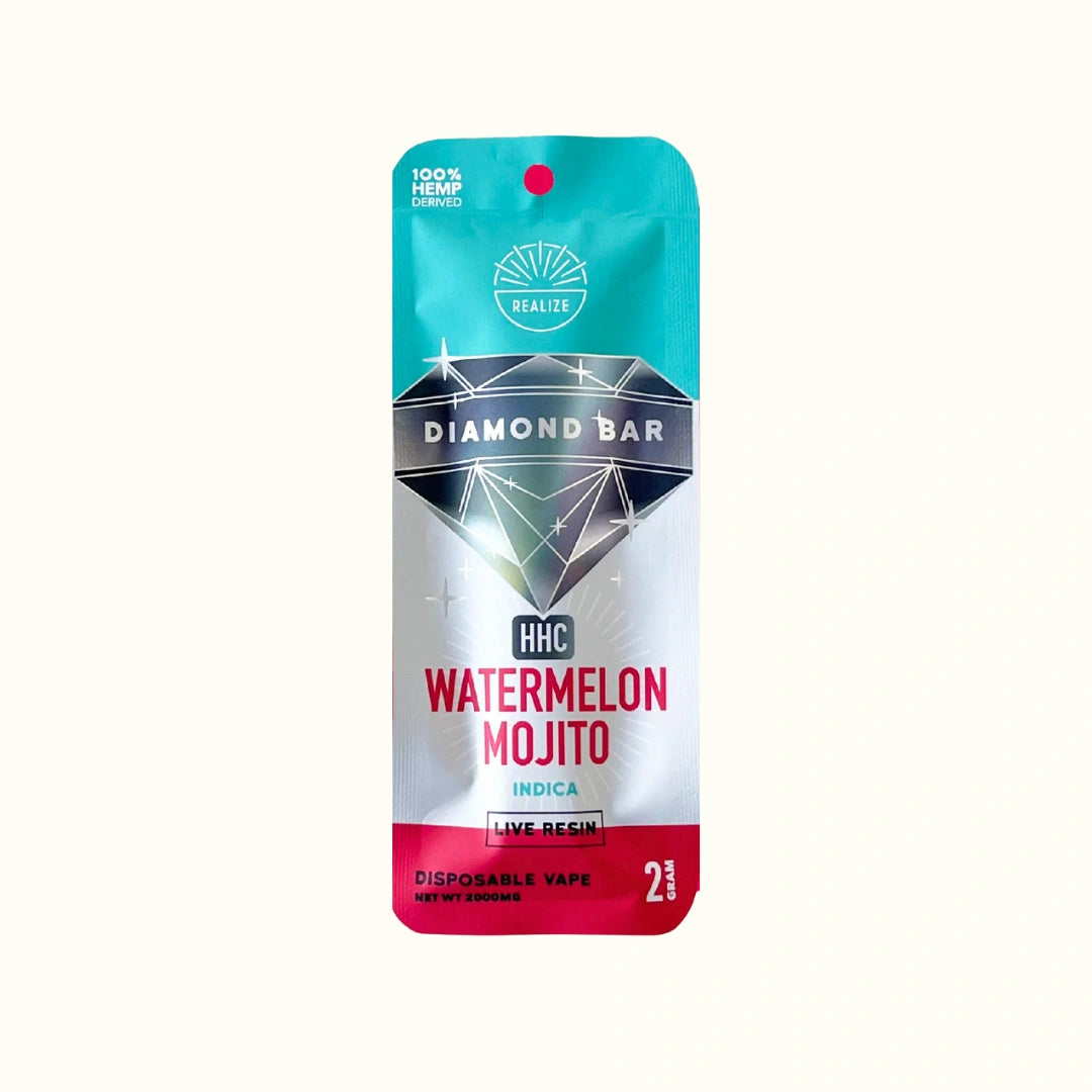 Realize pluma de Wax Desechable HHC 2g Wax Pen Watermelon Mojito Indica