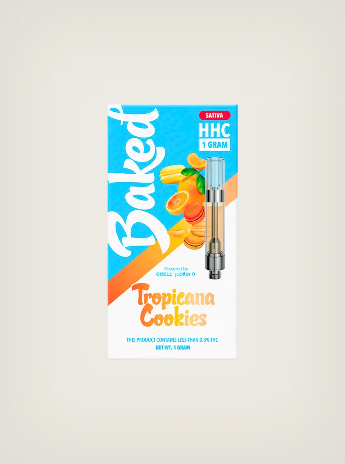 Baked Cartuchos de Wax Desechables HHC 1 Gramo Tropicana Cookies
