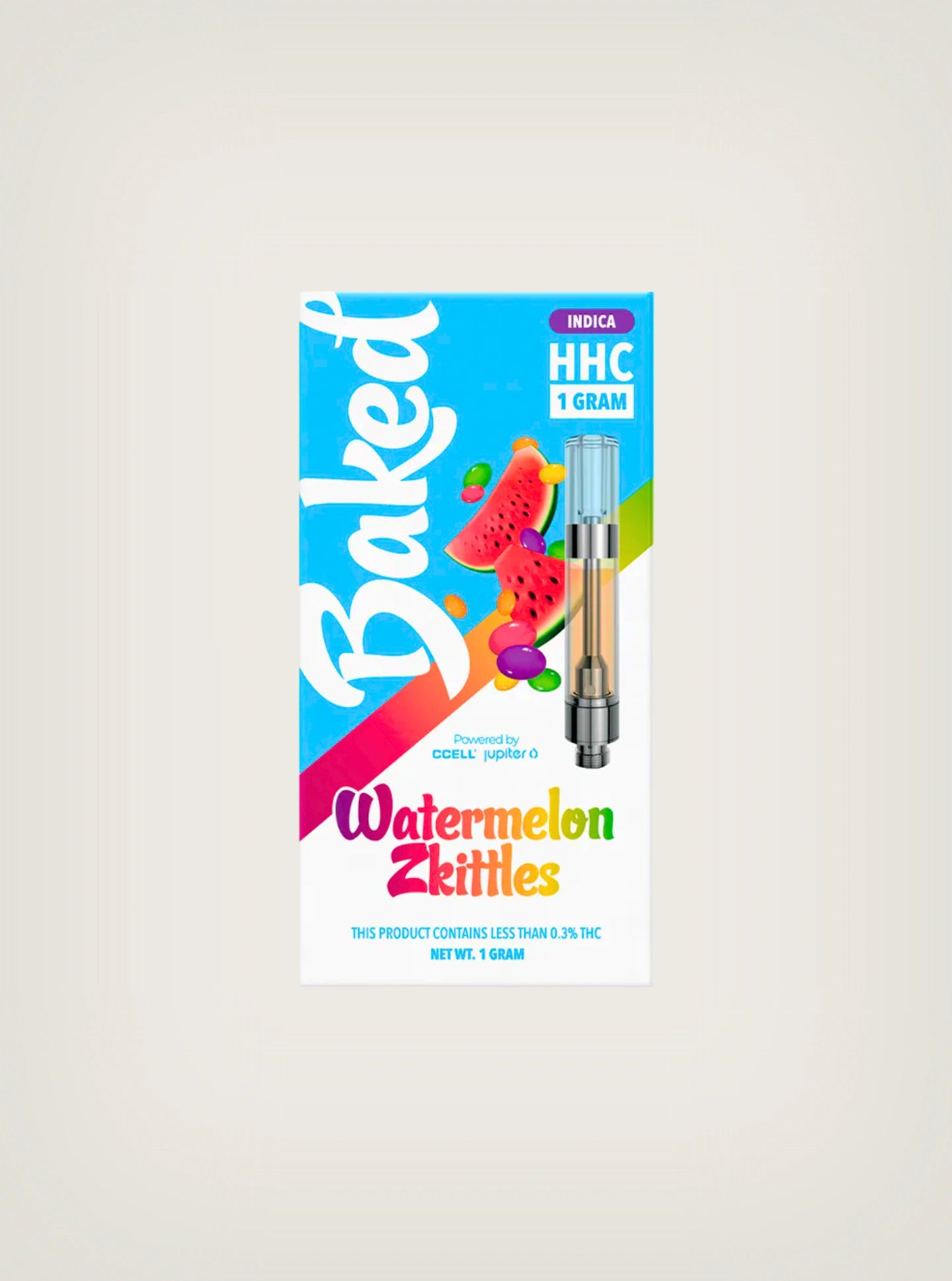 Baked Cartucho de Wax HHC 1 Gramo Watermelon Zkittles