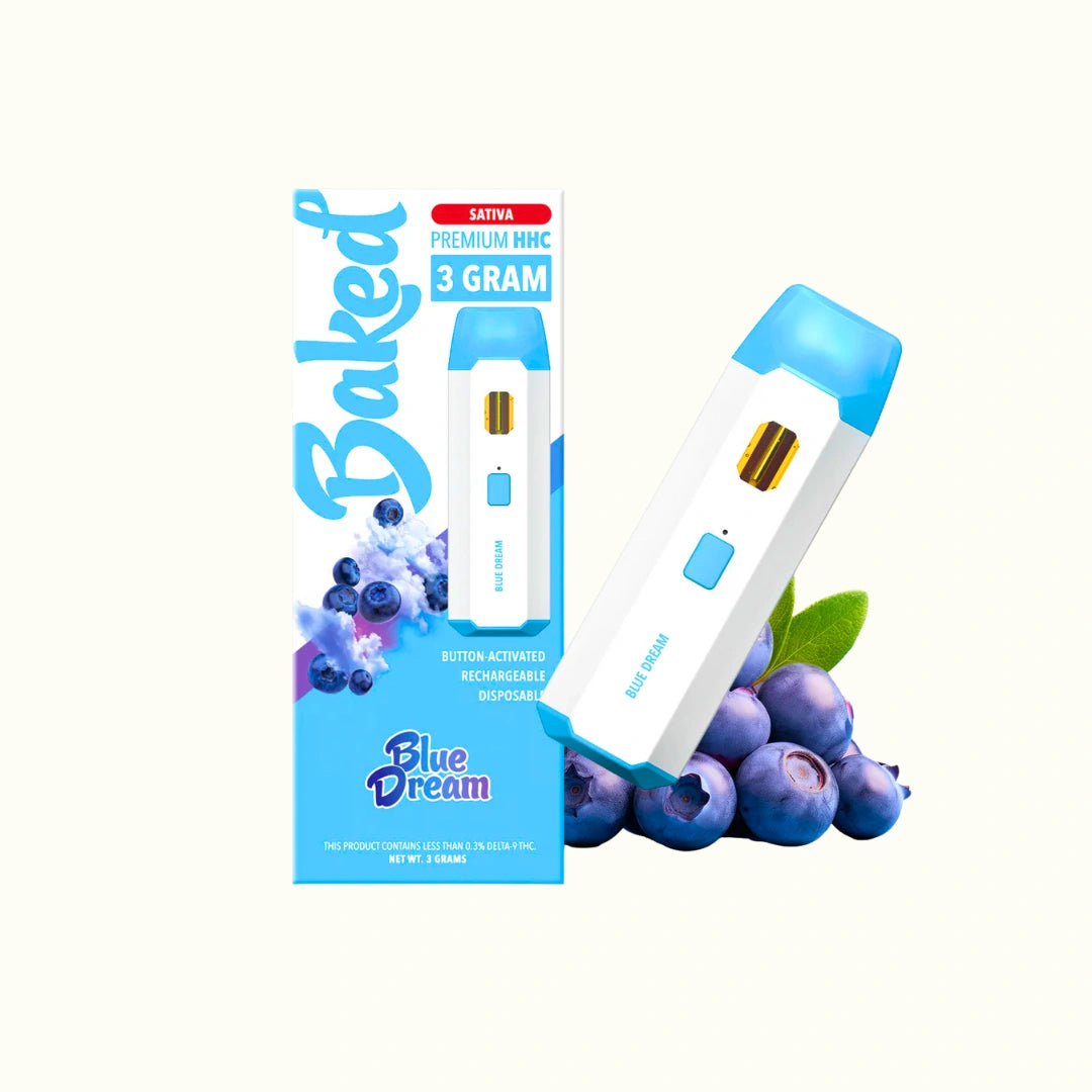 Baked Pluma de Wax Desechable HHC 3g Wax Pen blue dream sativa