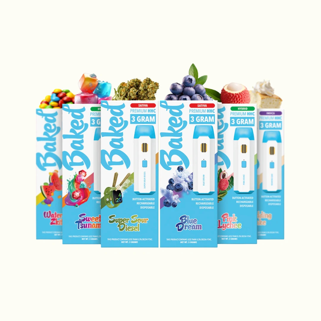 Baked Pluma de Wax Desechable HHC 3g Wax Pen 