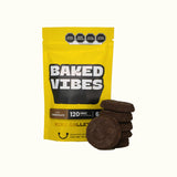 Baked Vibes galletas con THC de HHC 20mg por pieza 6 galletas sabor chocolate