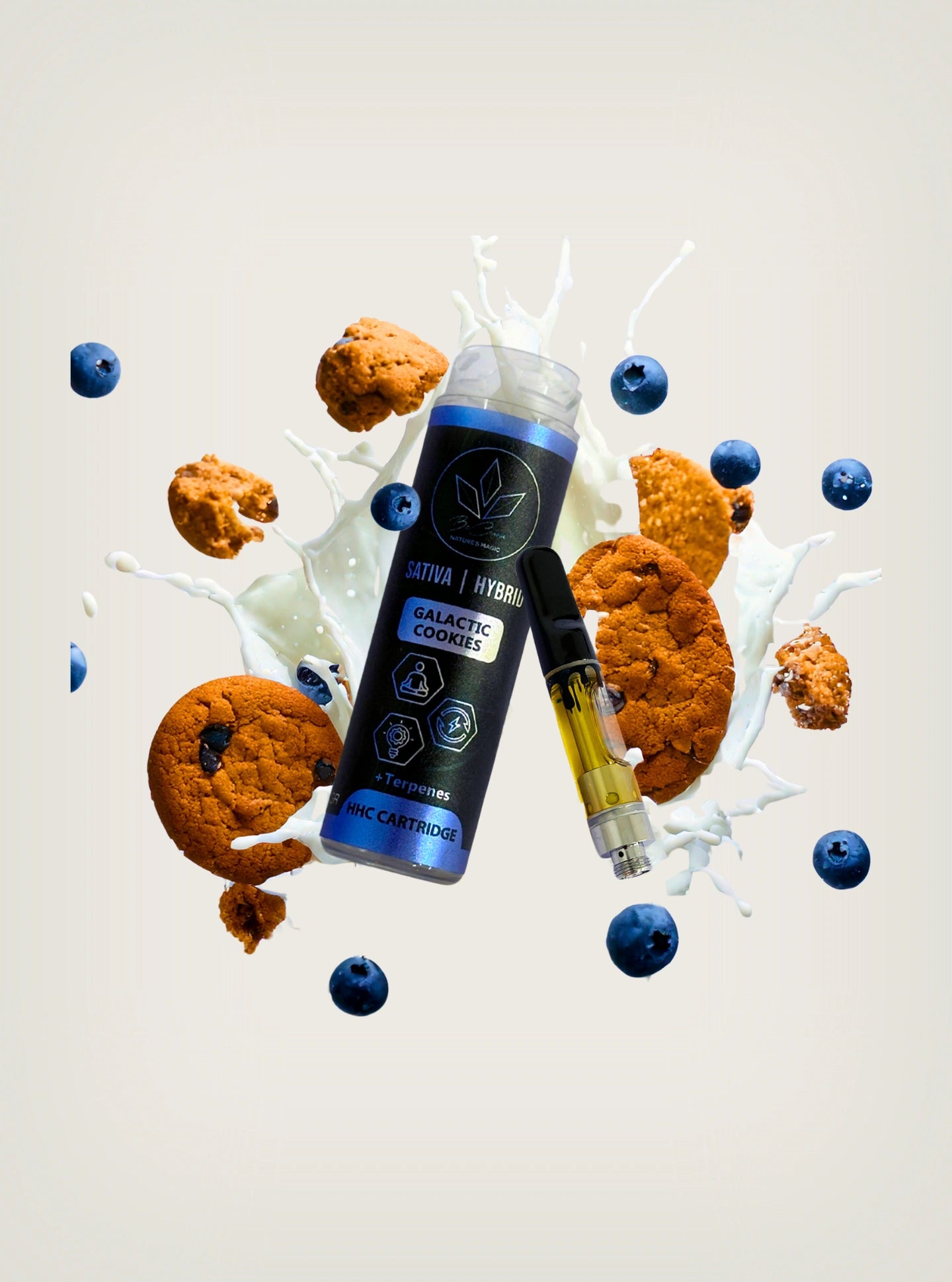 Cartuchos Wax, Cartucho de Wax, Wax Cartuchos, Cartuchos de Wax Desechable Be Cana Galactic Cookies