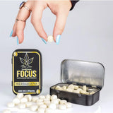 Be Cana pastillas de CBD Full Spectrum Focus sabor hierbabuena mentas