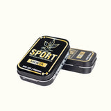 Becana Pastillas con CBD Full Spectrum Sport para el ejercicio sabor menta con 300mg de CBD y 30 piezas.