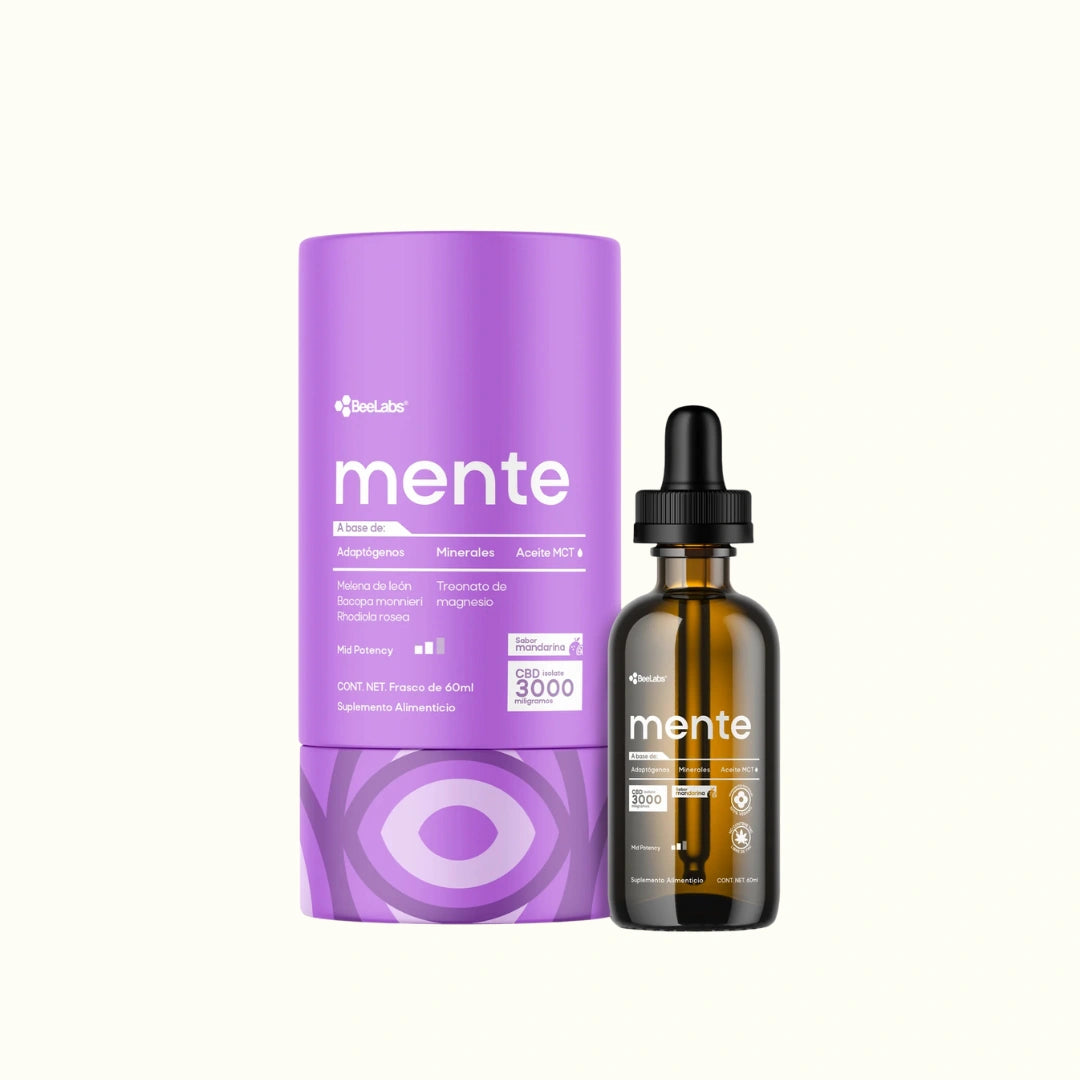 Compra Gotas de CBD Mente con 3000mg de CBD Aislado, Melena de Léon, Rhodiola Rosea, Treonato de Magnesio y Aceite MCT en Splift