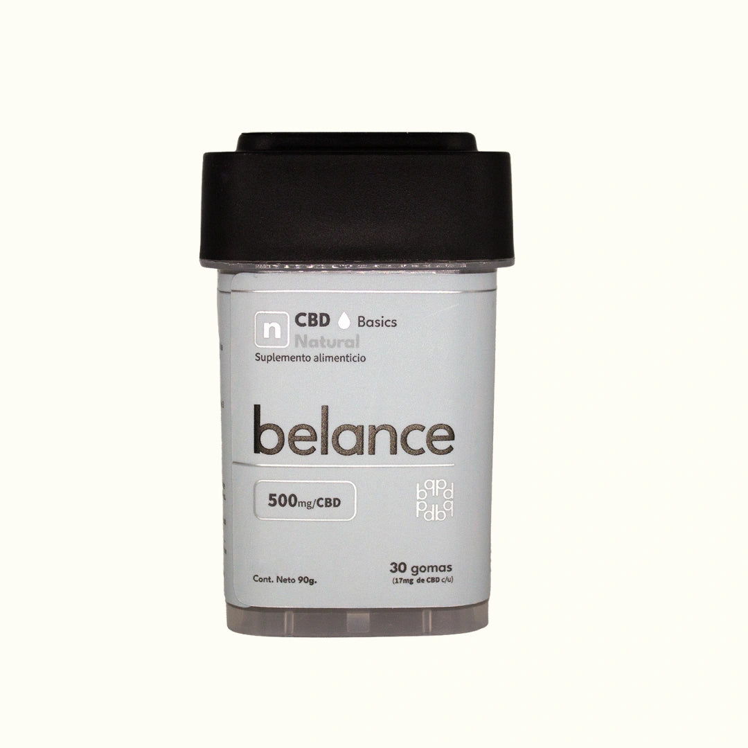 Belance Gomitas Relajantes de CBD 500mg 30 gomitas sabor natural