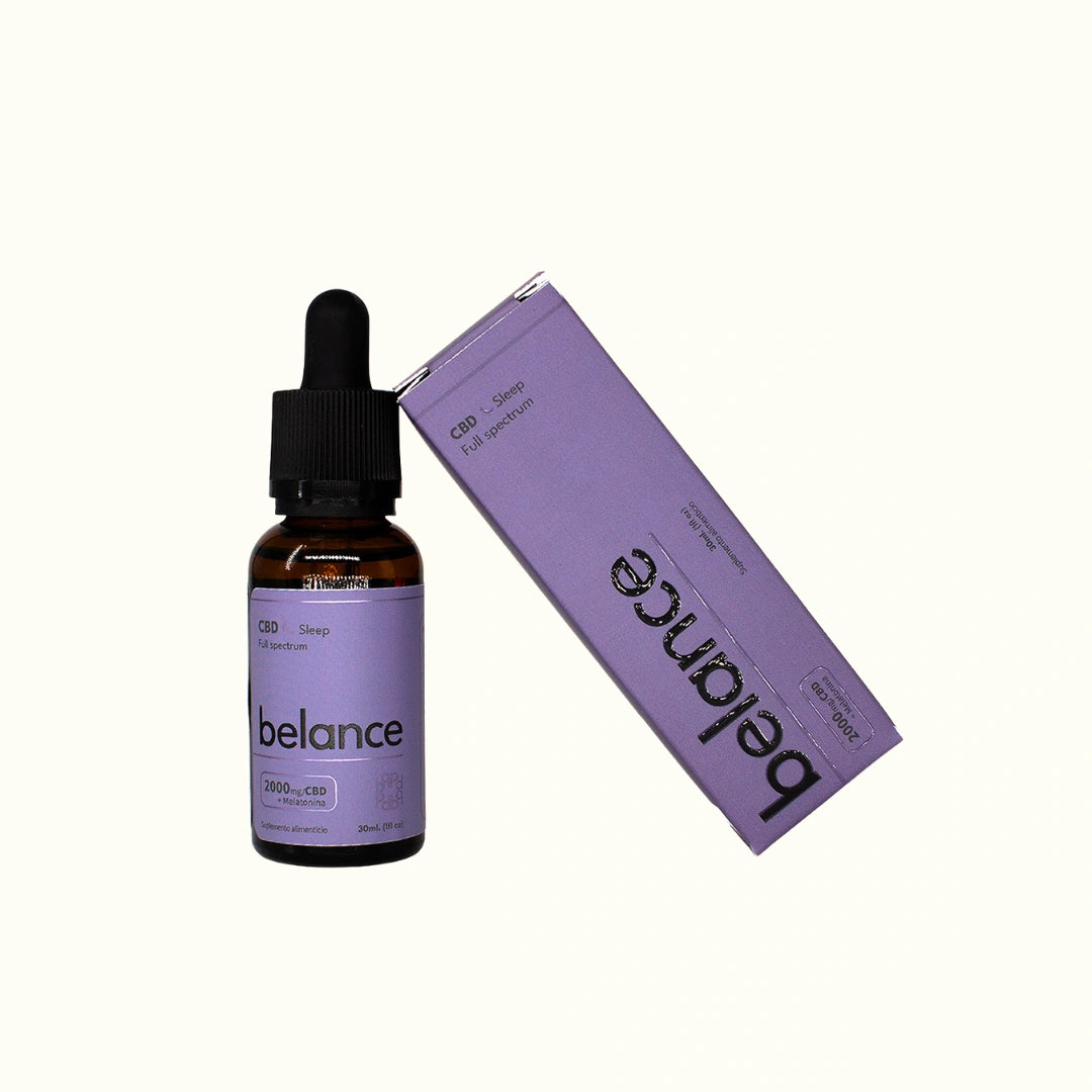 Gotas de CBD para dormir con melatonina 2000mg 30ml