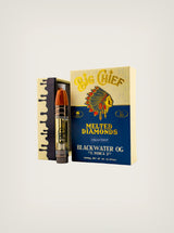 Compra Cartuchos Wax Big Chief Melted Diamonds con THCA y THCP 2g Blackwater OG Indica
