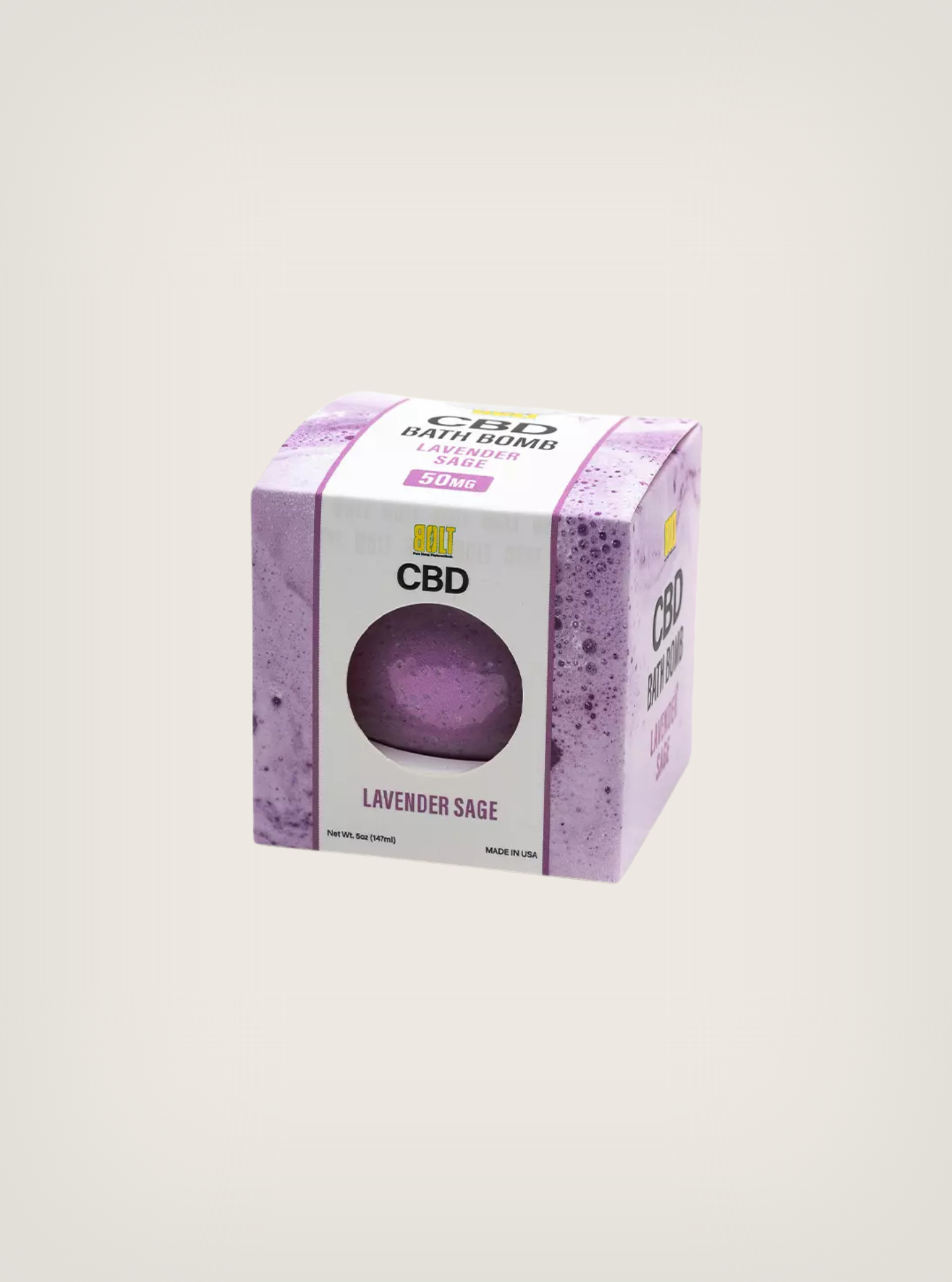 Bolt CBD Bombas de Baño de CBD 50mg Lavender Sage