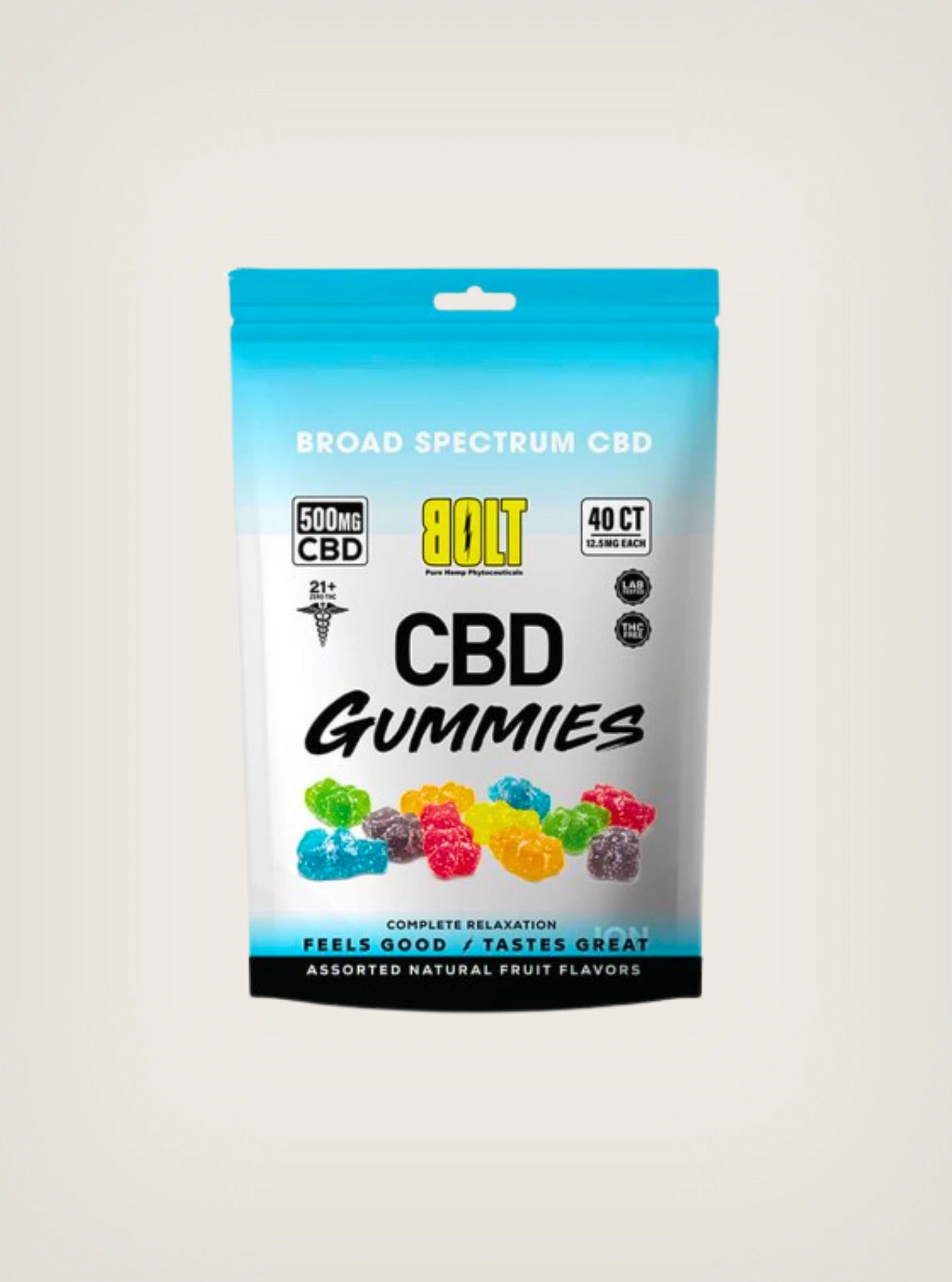 Bolt CBD Gomitas de CBD Broad Spectrum 40 piezas 500mg