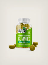 Gomitas de CBD con Cúrcuma y Espirulina 1500mg marca CBDFx