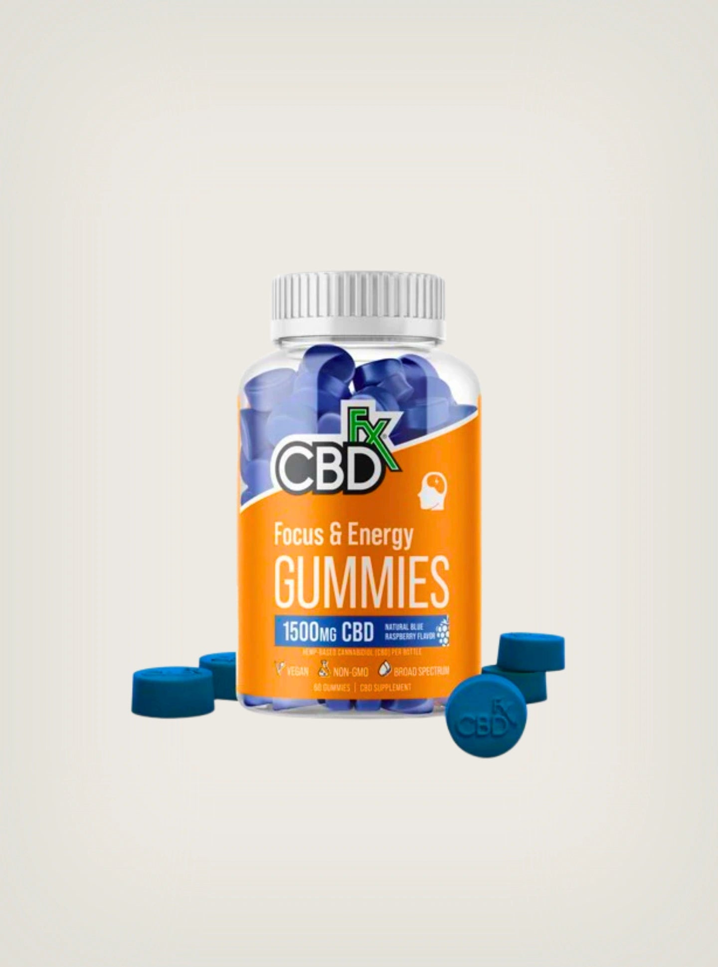 Gomitas de CBD Broad Spectrum para Enfoque y Energía marca CBDFx. Cannabidiol Mexico