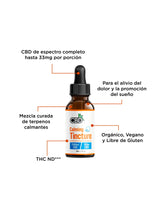 Tintura de CBD con Cannabis marca CBDFx con cannabidiol en méxico información