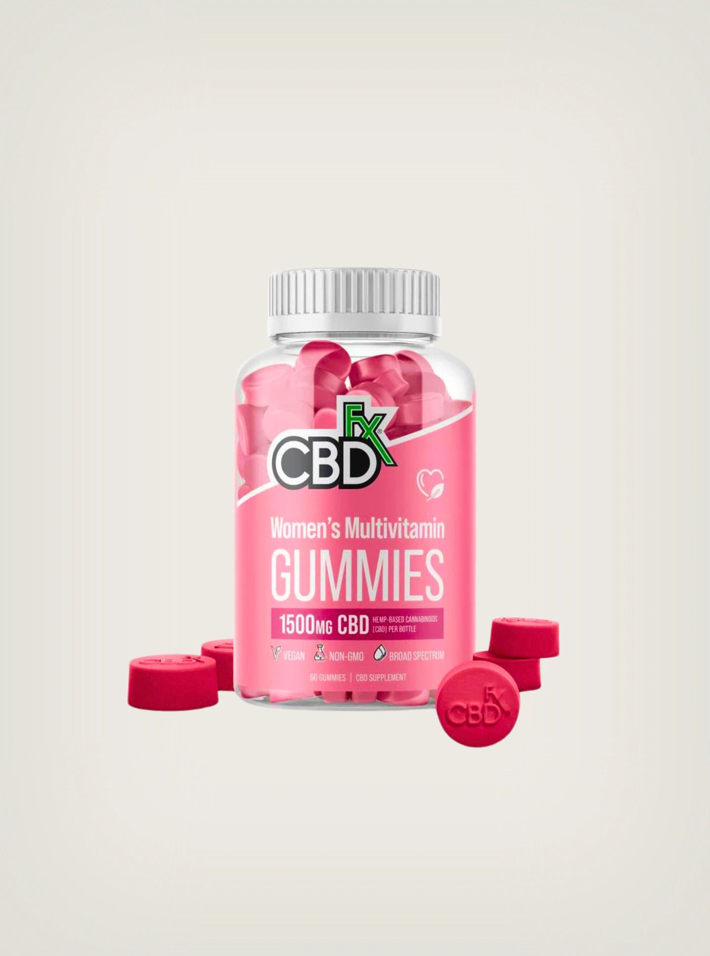 Gomitas de CBD para mujeres con Multavinicos marca CBDFx, cannabidiol Mexico.