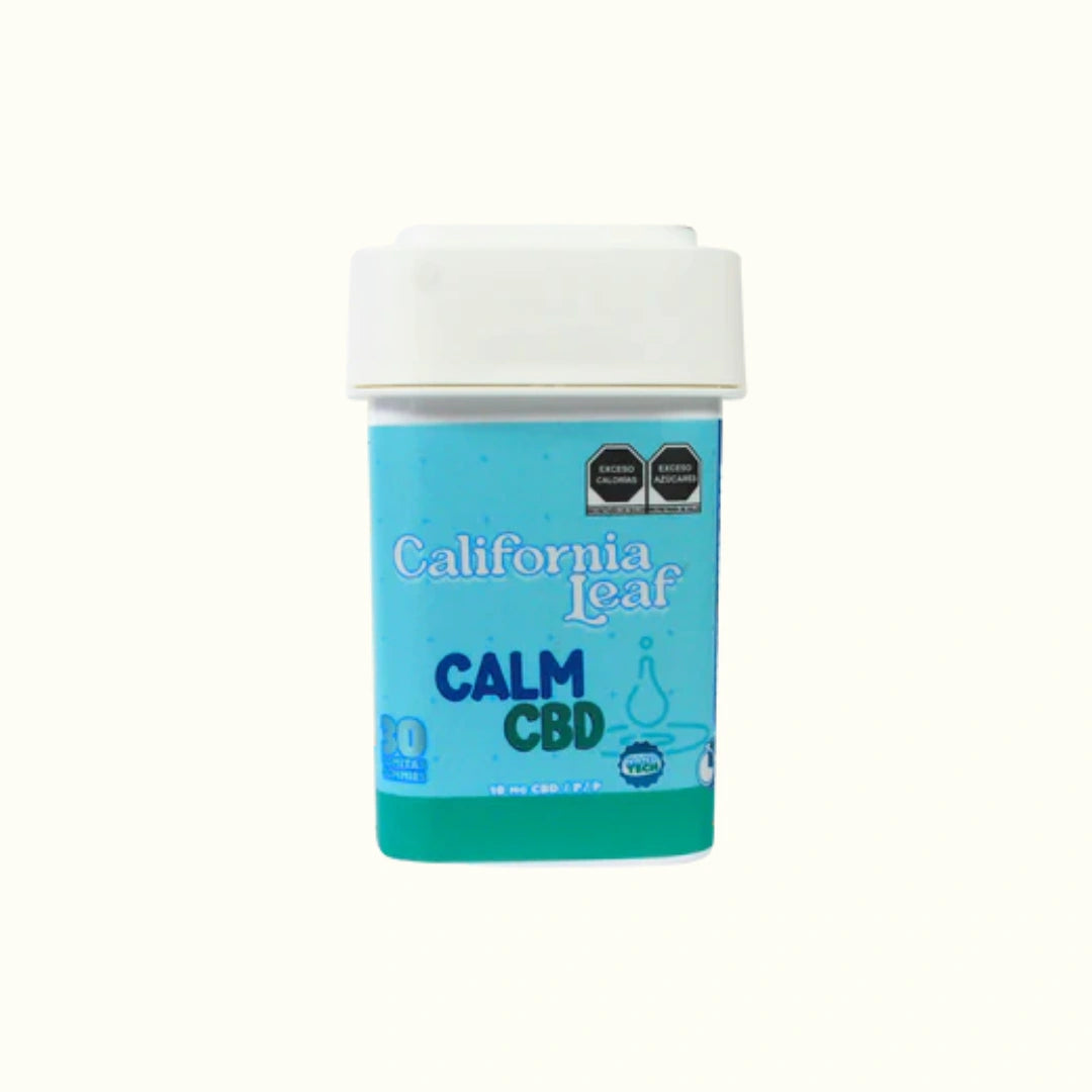 California Leaf Gomitas de CBD Calm 10mg/pza 30 piezas