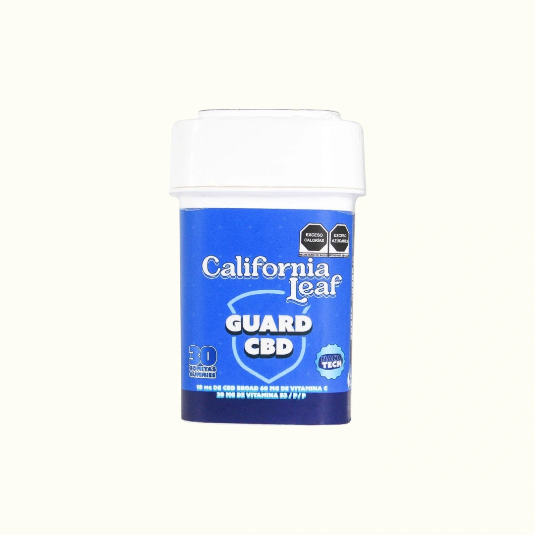 California Leaf Gomitas de CBD Guard 10mg Nanotech 30 piezas