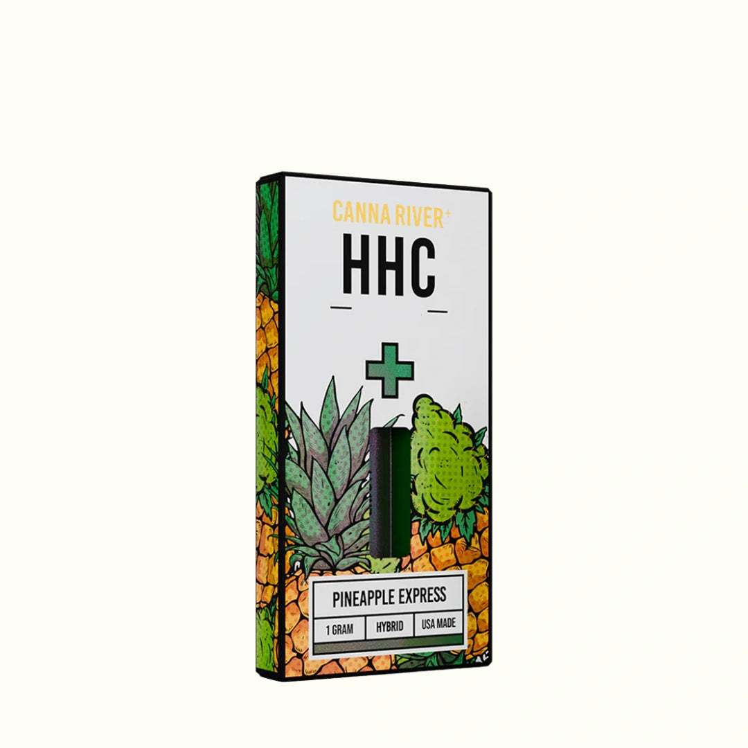 Compra Cartuchos de wax desechable de HHC 1 gramo Canna River Pineapple Express