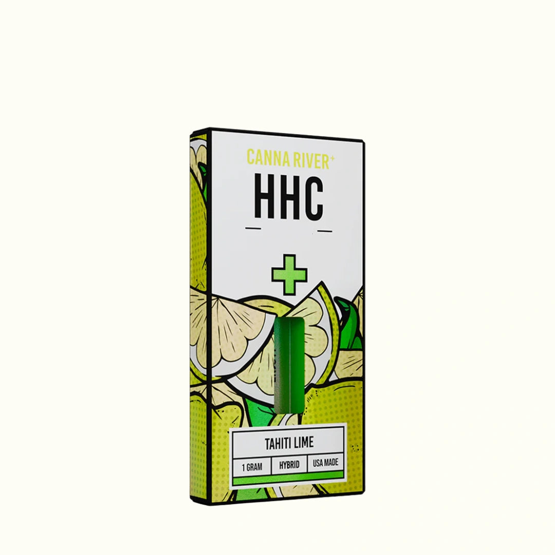 Compra Cartuchos de wax desechable de HHC 1 gramo Canna River Tahiti Lime