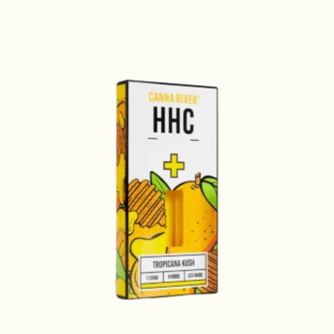 Compra Cartuchos de wax desechable de HHC 1 gramo Canna River Tropicana Kush