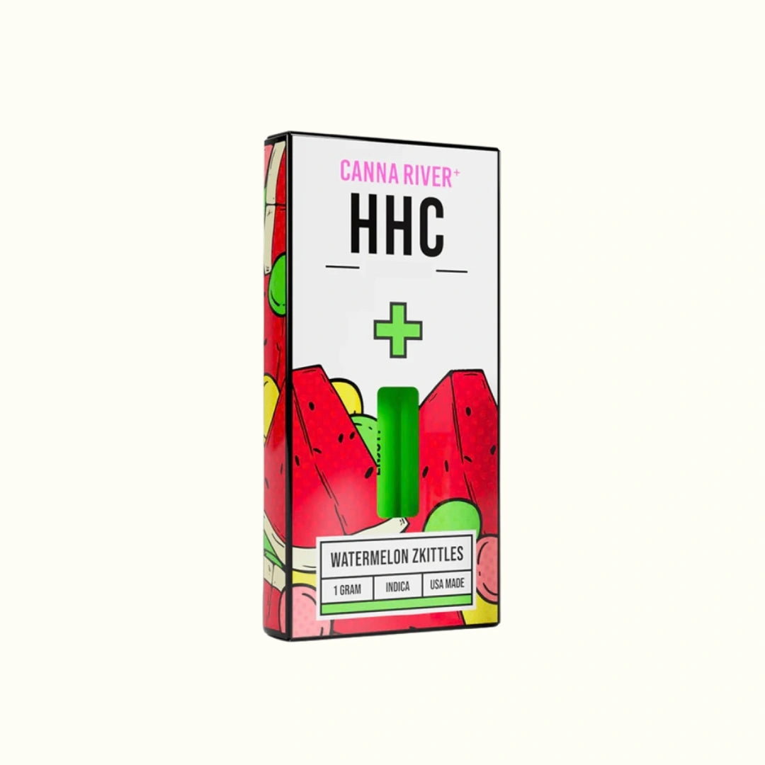 Compra Cartuchos de wax desechable de HHC 1 gramo Canna River Watermelon Zkittles