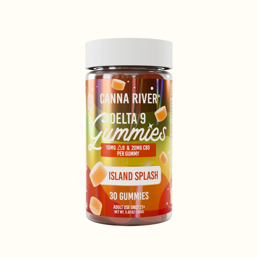 Gomitas con THC Delta 9 + CBD Canna River 30 piezas sabor Island Splash en Splift