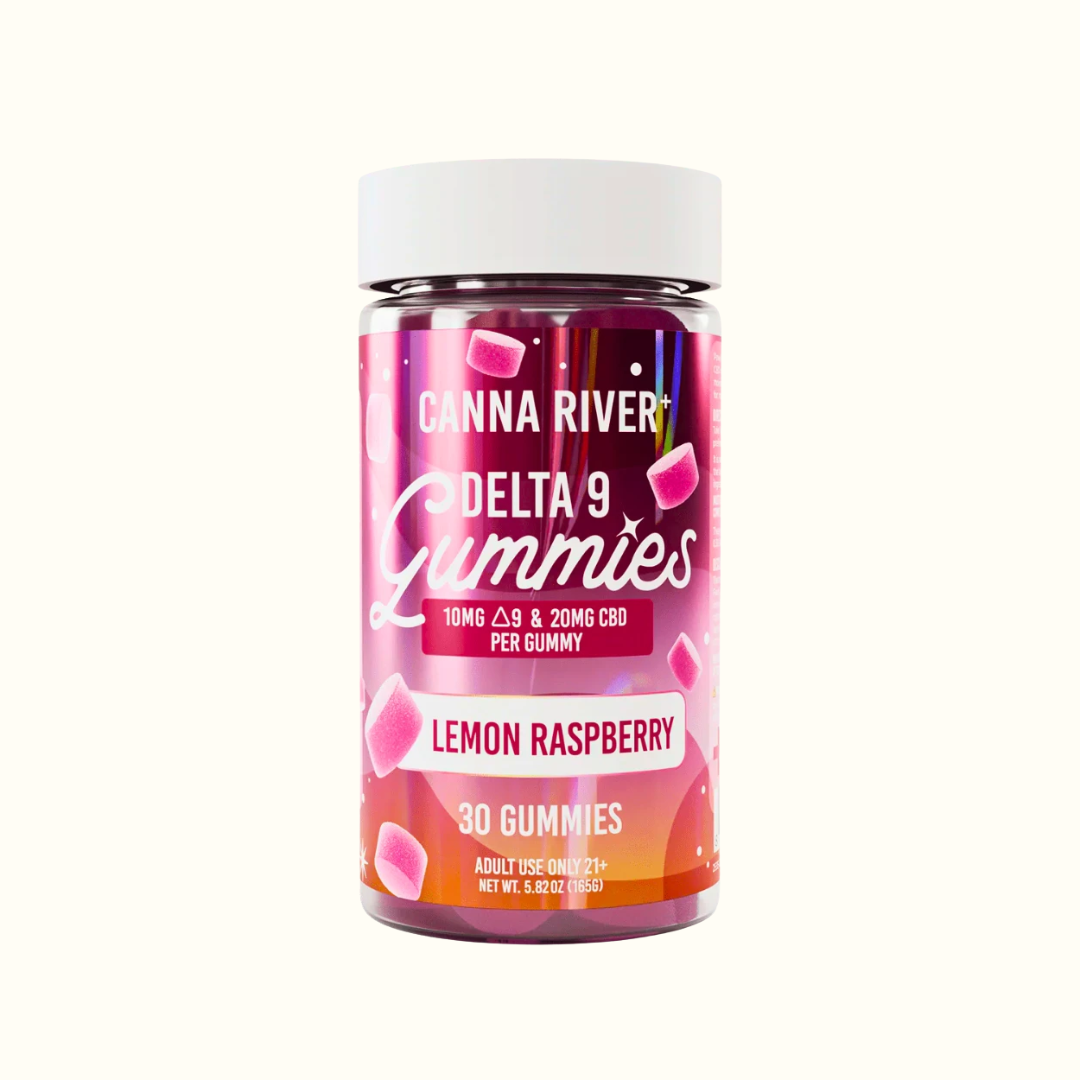 Gomitas con THC Delta 9 + CBD Canna River 30 piezas sabor Lemon Raspberry en Splift
