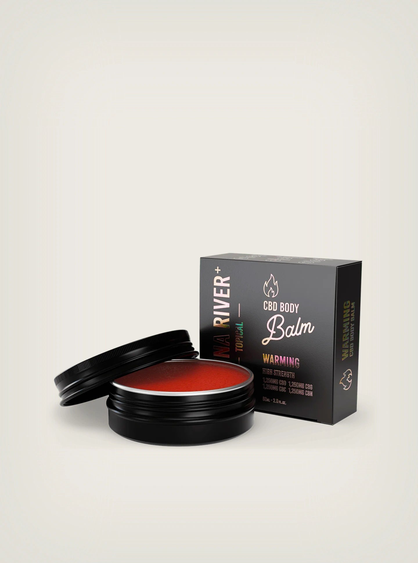 Canna River Bálsamo Caliente de CBD + CBC + CBN + CBG Warming