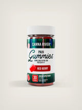 Canna River Pain Gummies CBD + CBG Broad Spectrum Red Berry
