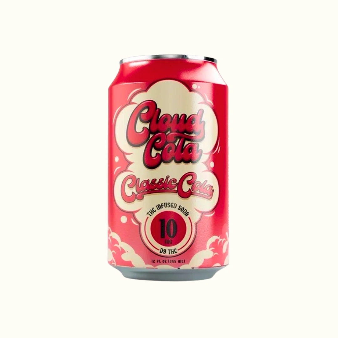 Cloud Cola Bebida con Delta 9 THC 10mg/pza 355ml Classic Cola