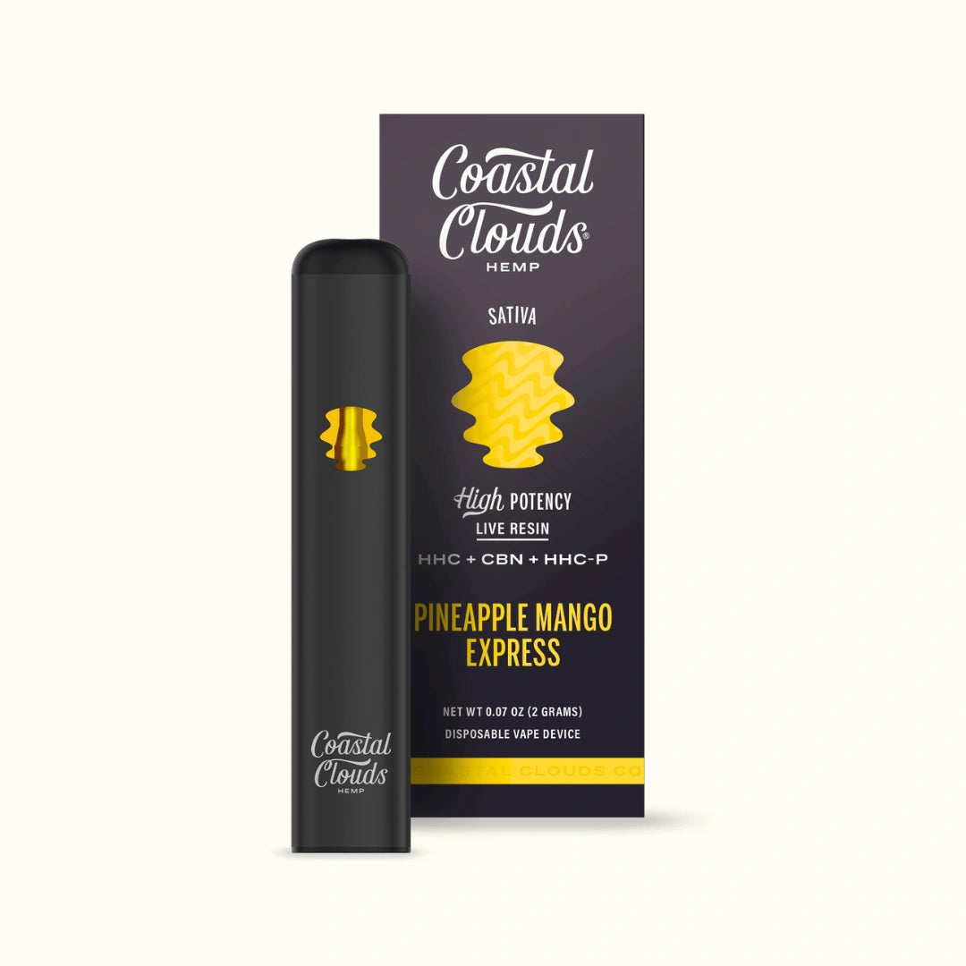 Pluma de Wax HHC + CBN + HHC-P 2g Coastal Clouds Pineapple Mango Express Sativa