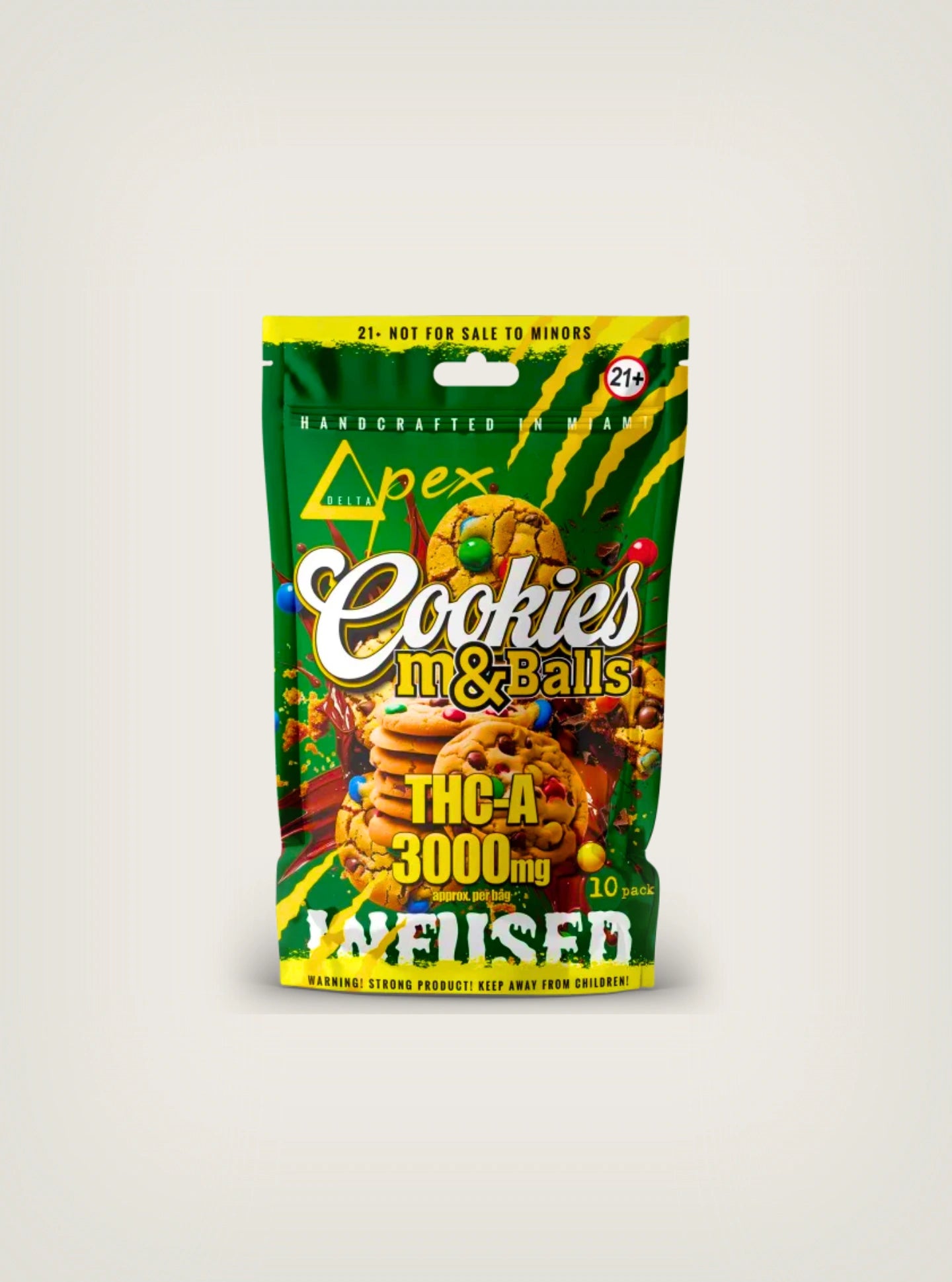 Comestibles con THC Delta Pex m&balls