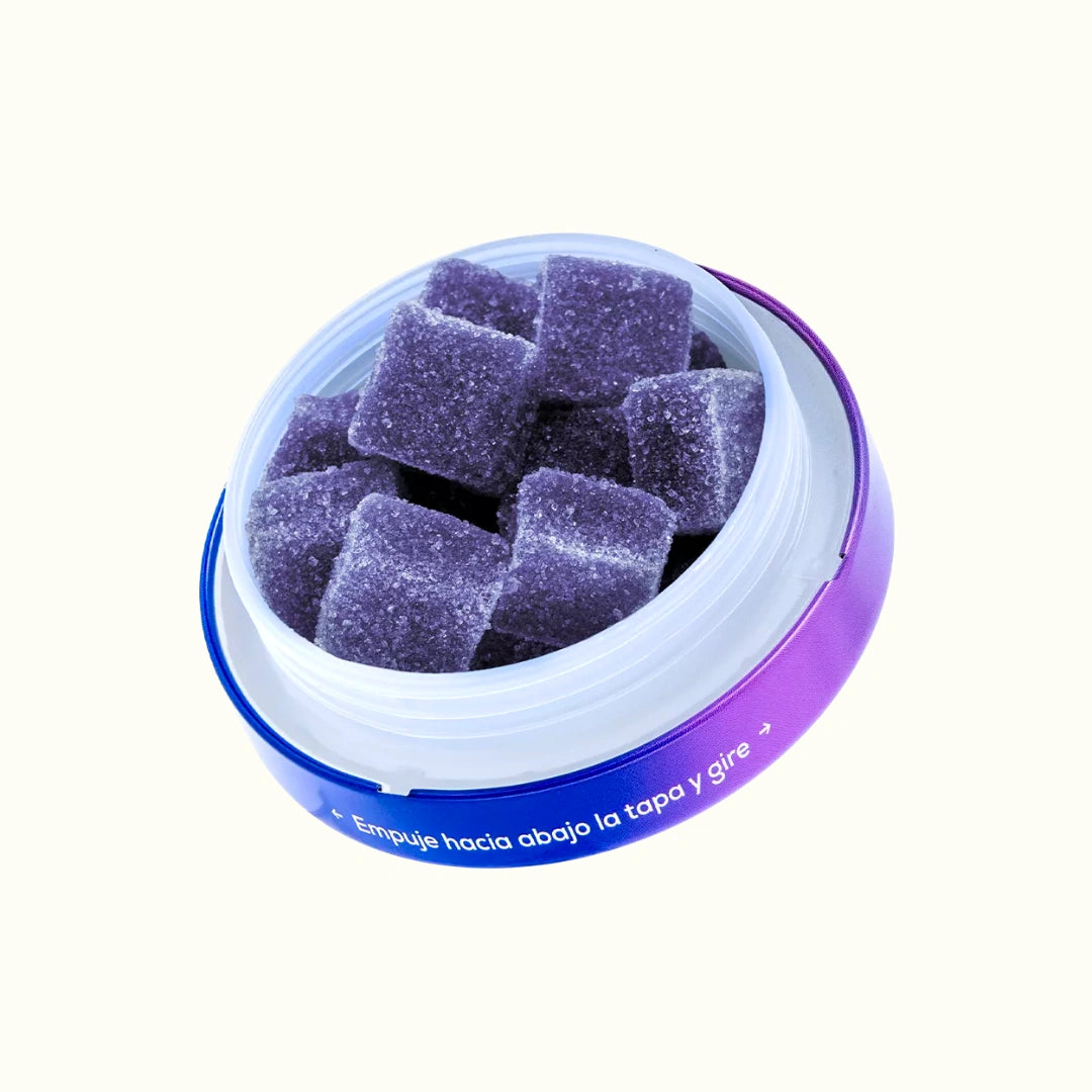 Dongum gomitas con THC Delta 8 500mg 20 piezas sabor moras punch