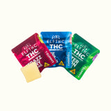 Gomitas con THC Delta 9 ELF 1000mg 1pza sabor Strazz Berry, Blue Razz, Watermelon