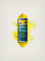 Enjoy Hemp Cannabis Soda con 50mg THC + CBD, THC Seltzer Lemon Chill Indica