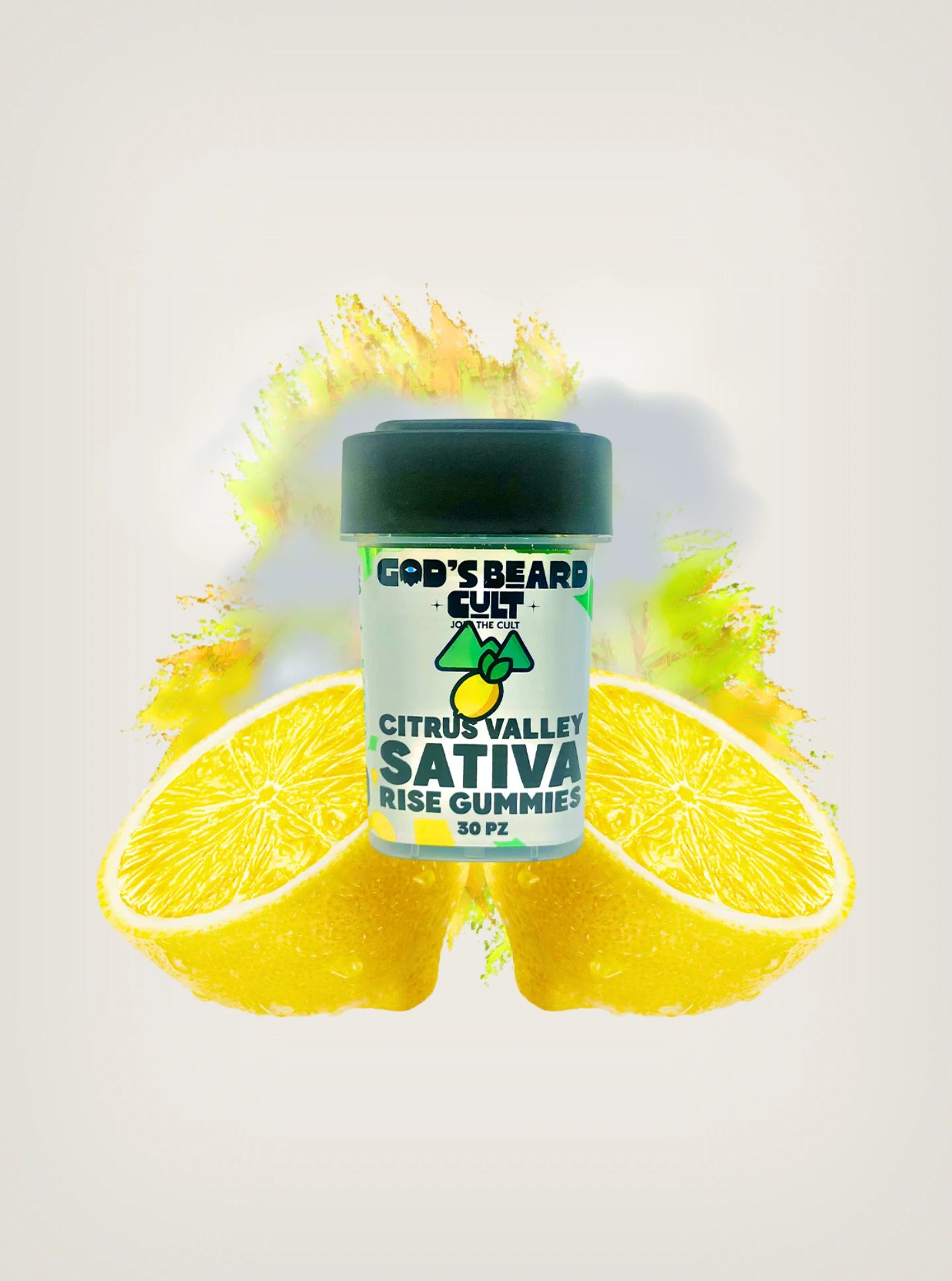 God's Beard Cult Gomitas con THC Delta 9 Gomitas mágicas Citrus Valley Sativa
