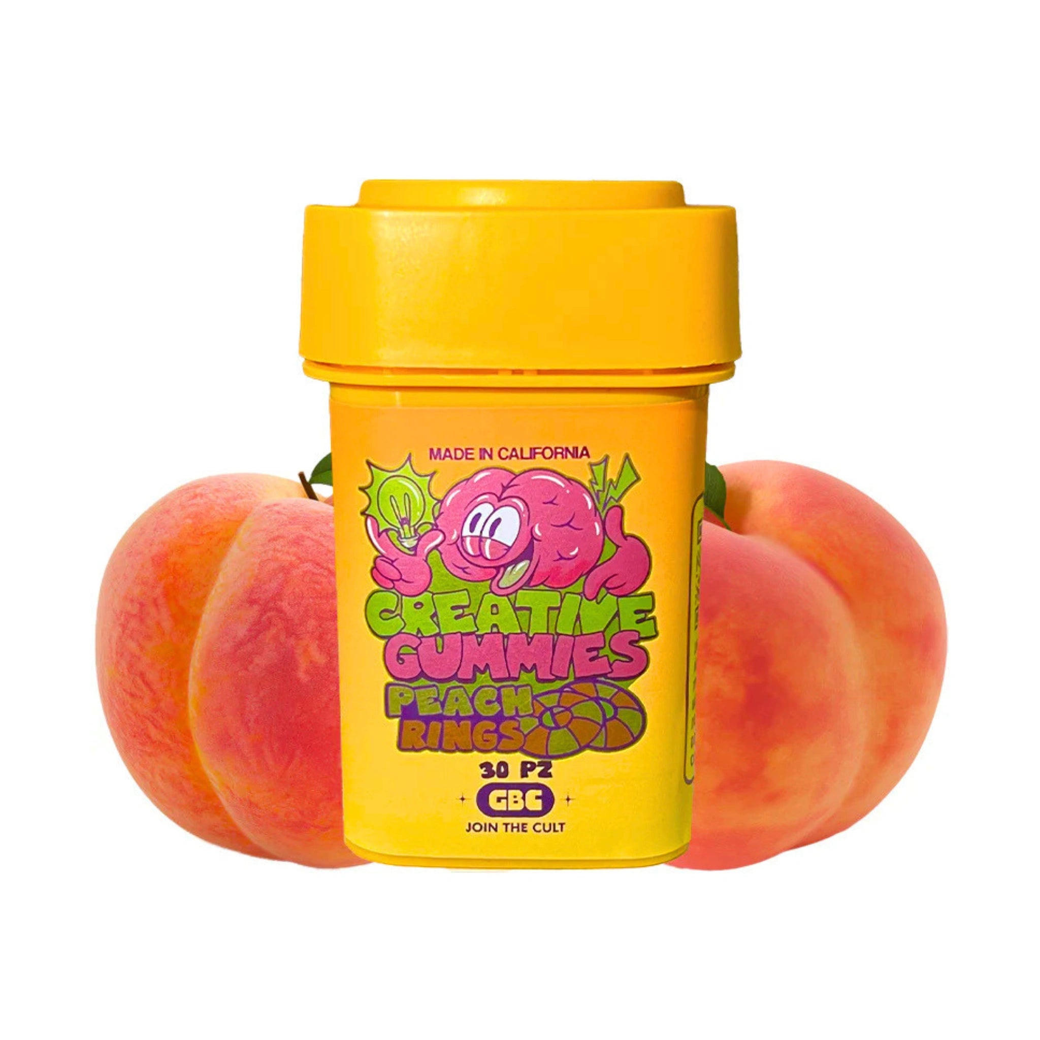 Gods Beard Cult Creative Gummies THC Peach Rings Splift Mexico