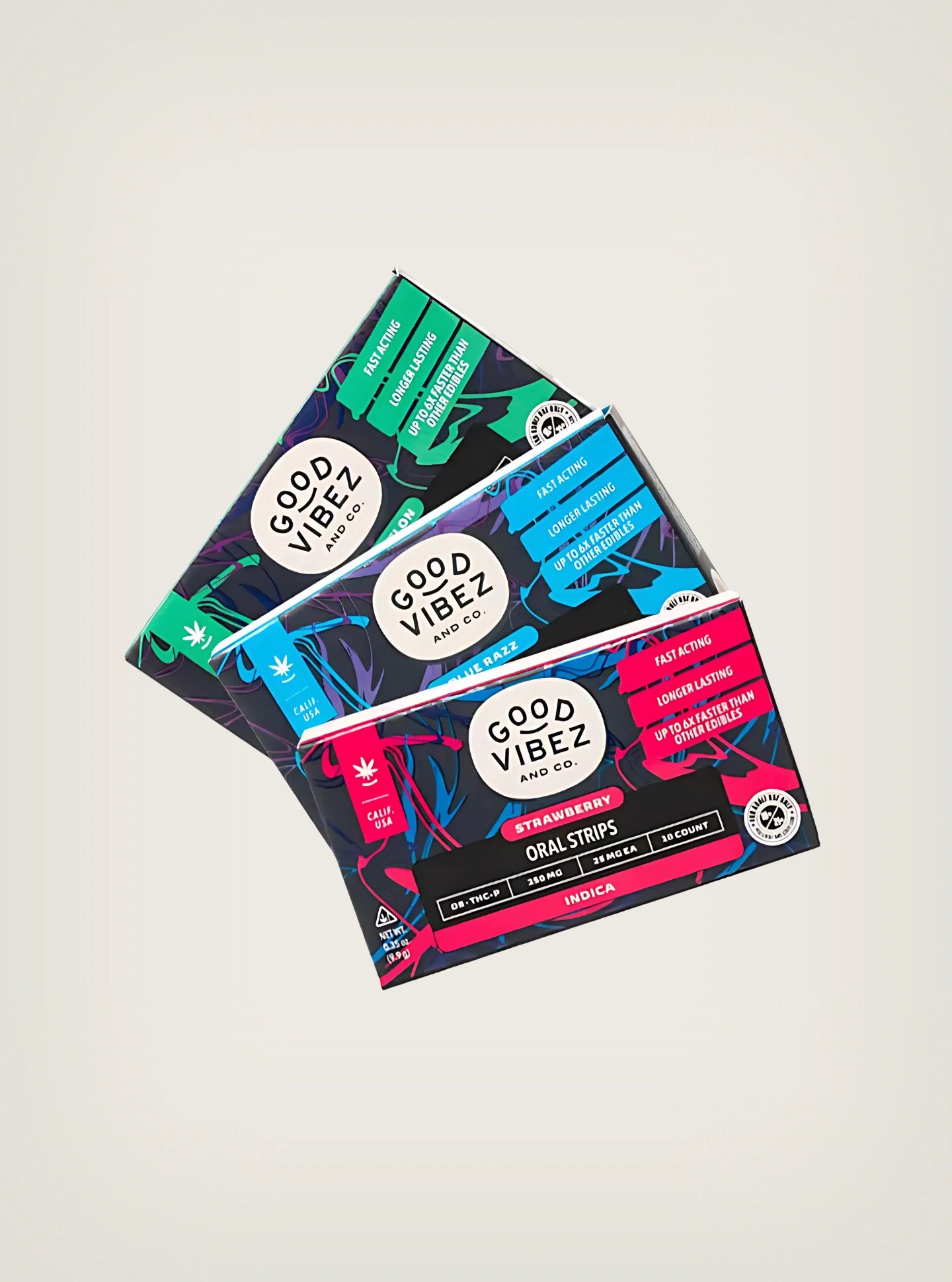 Compra Oral Strips Delta 8 + THCP 250mg 10pz marca Good Vibez & Co. en Splift
