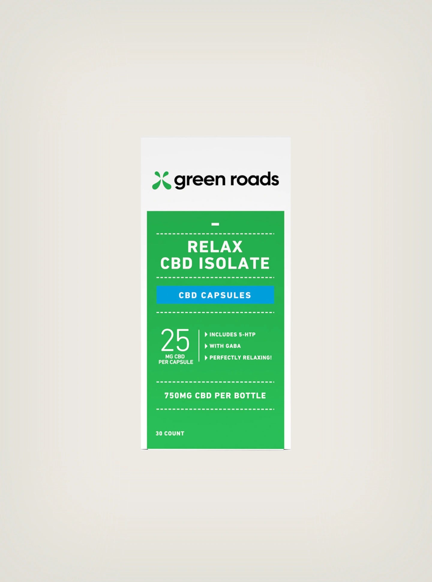 Green Roads Pastillas de Cannabidiol CBD Relax 30 piezas 750mg