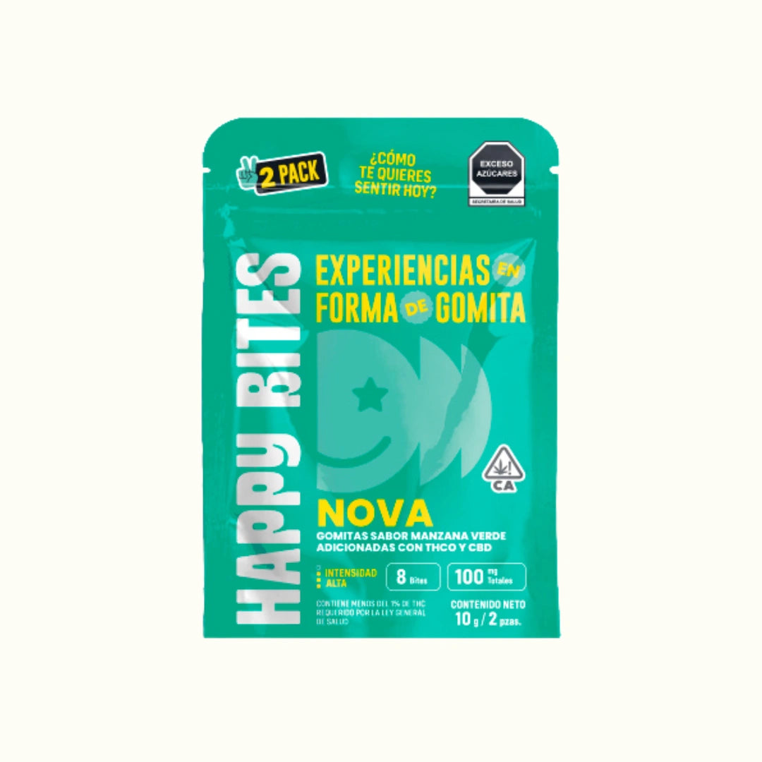 Happy Bites Nova Gomitas de THCO + CBD 2 piezas en Splift